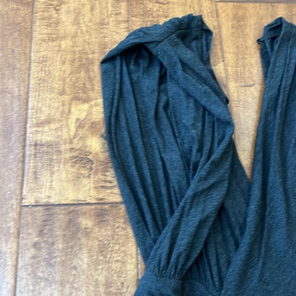 Robert Rodriguez Designer Charcoal Deep V Neck Sleeveless Dress Size M - Picture 7 of 9